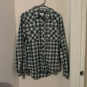 Tecovas Pearlsnap - Green Plaid